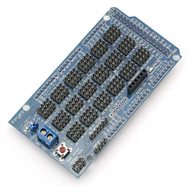 [discontinued] Sensor Shield v2 For Arduino MEGA 2560 R3 1280 IIC Bluetooth LCD SD IO