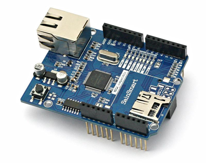 [discontinued] Ethernet Shield for Arduino Uno Mega, W5100