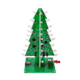 [discontinued] SainSmart Christmas Tree LED Flash Kit 3D DIY Electronic Learning Kit Colorful lights without case 7colors