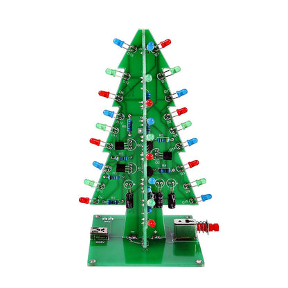 [discontinued] 3D Christmas Trees LED DIY Kit