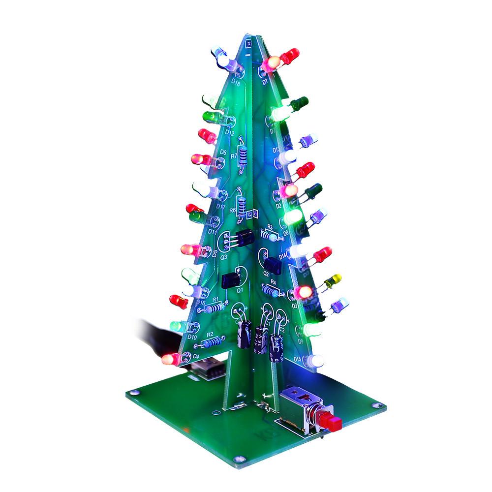 [discontinued] 3D Christmas Trees LED DIY Kit