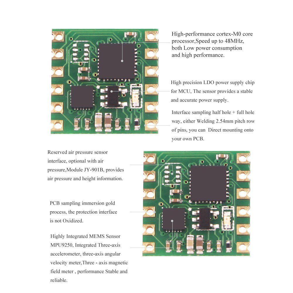 [discontinued] BJY901C MPU9250 module angle output 9-axis Accelerometer Gyroscope