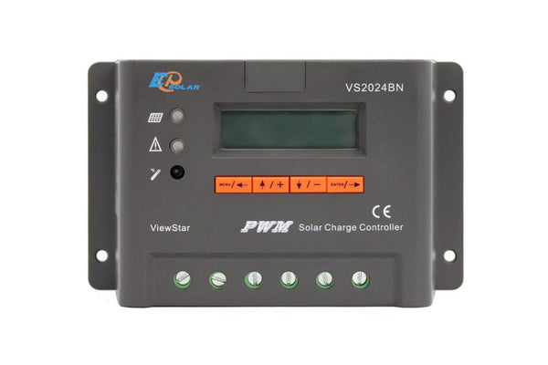 [discontinued] EPSOLAR Viewstar VS2024BN PWM Solar Battery Charge Controller 12/24V With LCD Display for Solar Charging