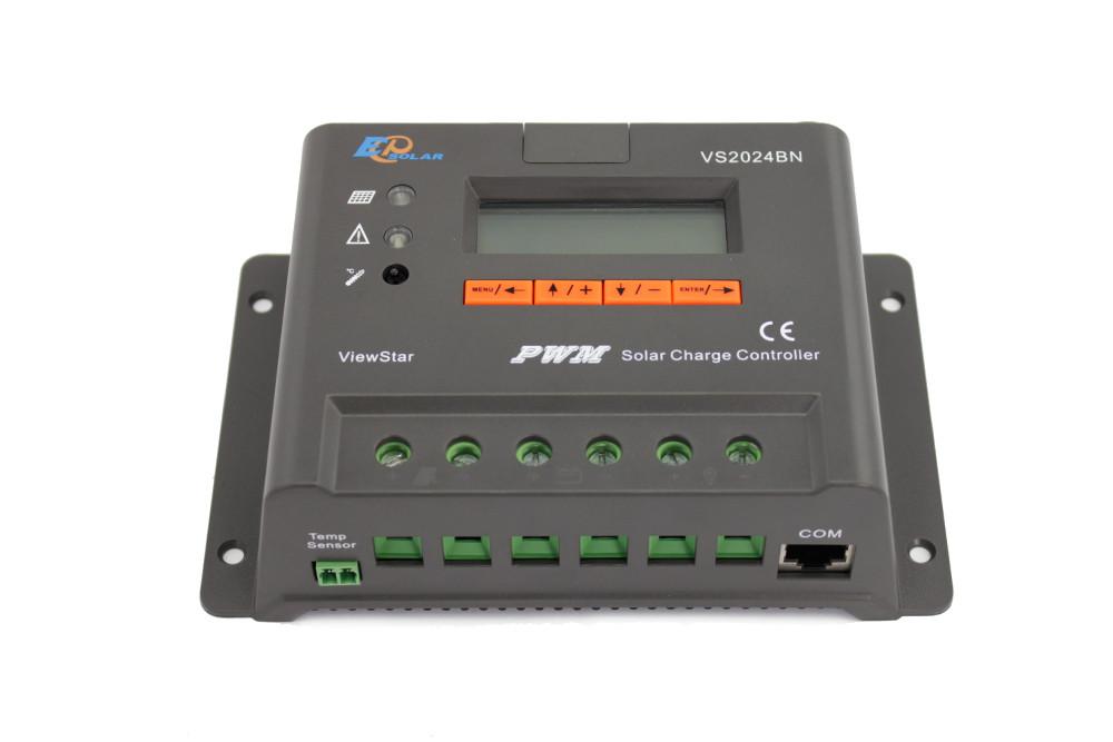 [discontinued] EPSOLAR Viewstar VS2024BN PWM Solar Battery Charge Controller 12/24V With LCD Display for Solar Charging